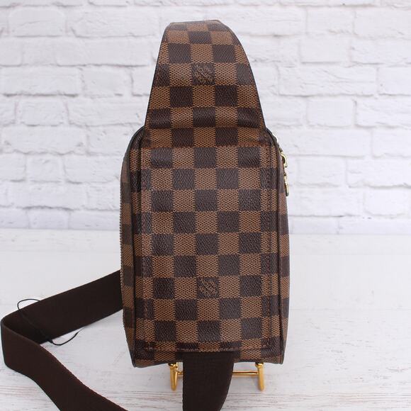 Louis Vuitton Geronimos Damier Ebene Sling Bumbag Waist Crossbody Pouch A5453 - Picture 5 of 10